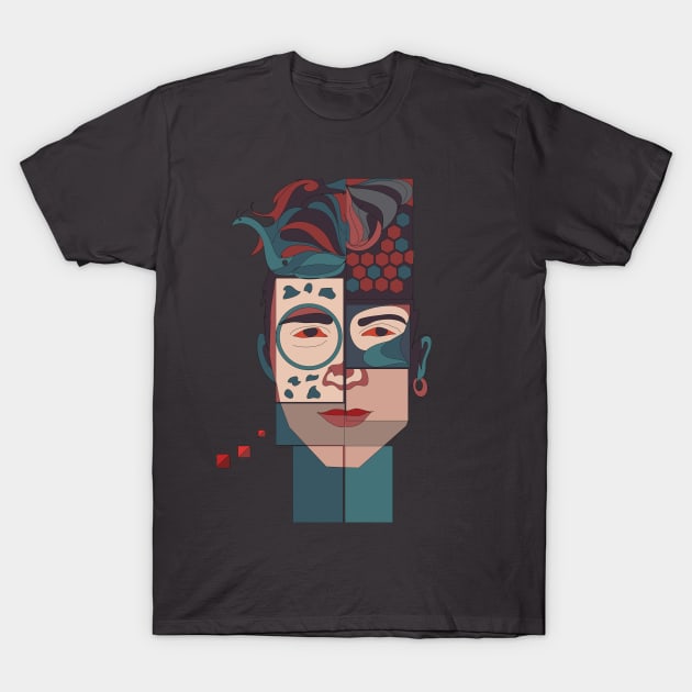 Geometric man T-Shirt by ROCOCO DESIGNS